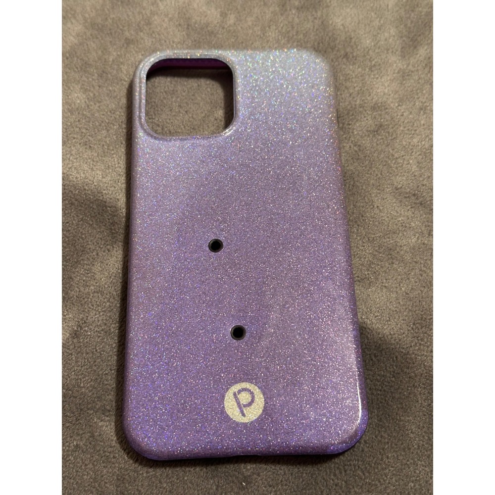 Loopy Case Purple Glitter iPhone 12 Pro Max Case 6.7 Original Shimmer Sparkle